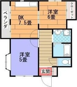 エスポワールイワタ2 間取り