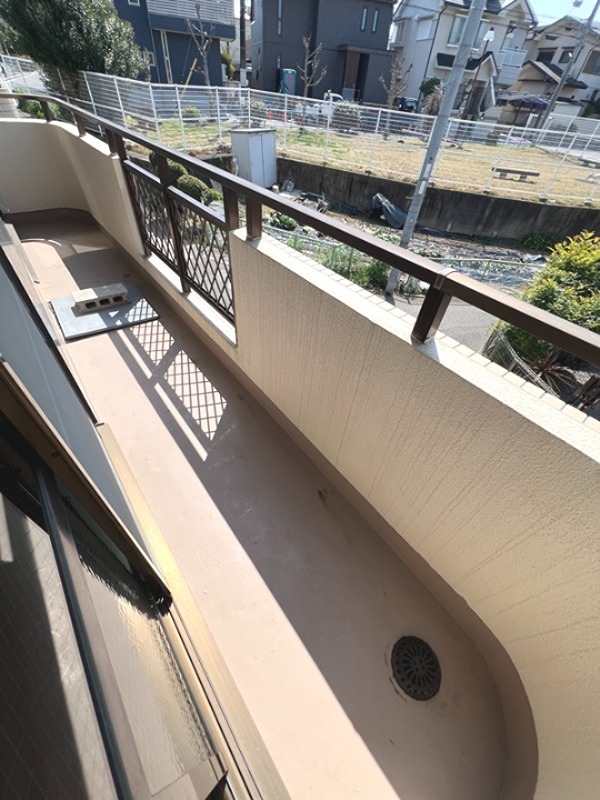 大津池第二マンション ベランダ