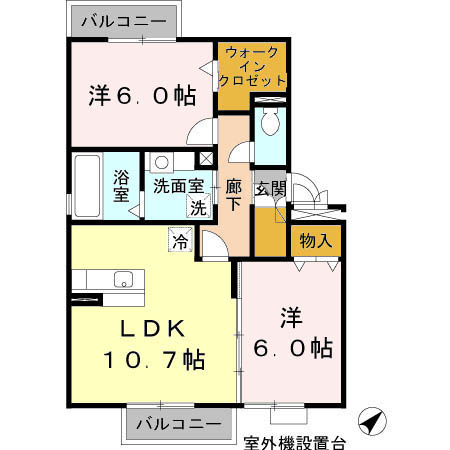 コーダ・コリーナⅠ 間取り