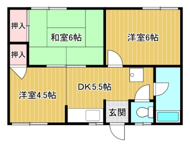 楓荘 間取り