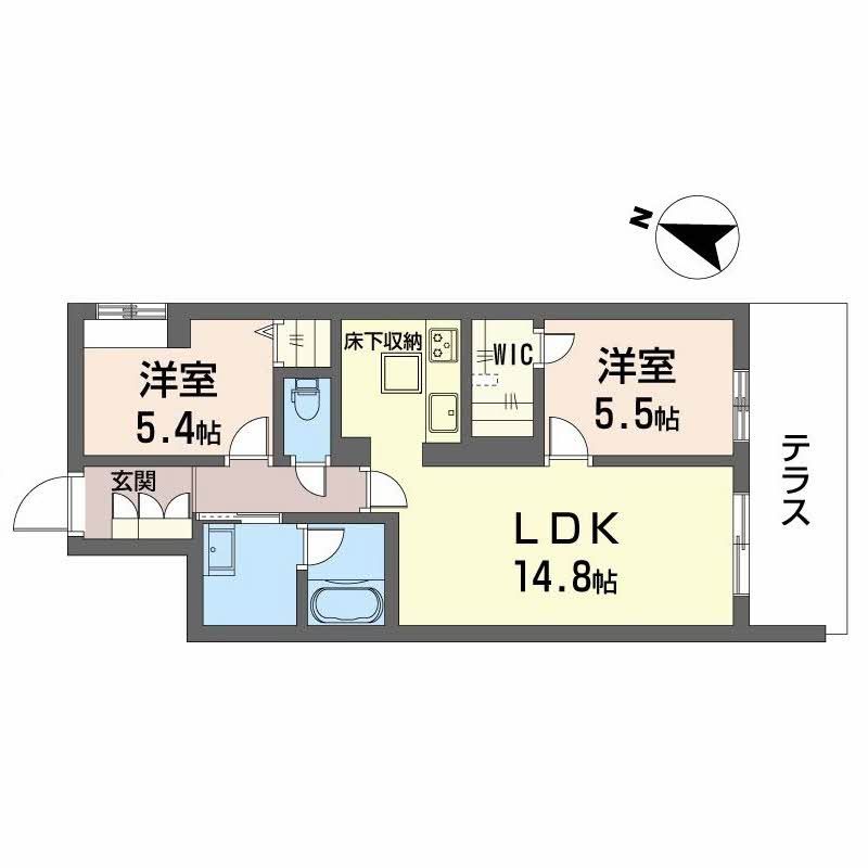 シャーメゾン　ルミエール 間取り