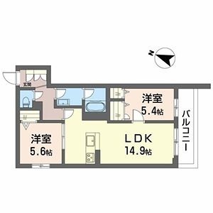 シャーメゾン　ルミエール 間取り