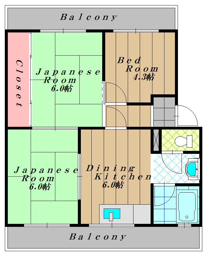 末広マンション 間取り