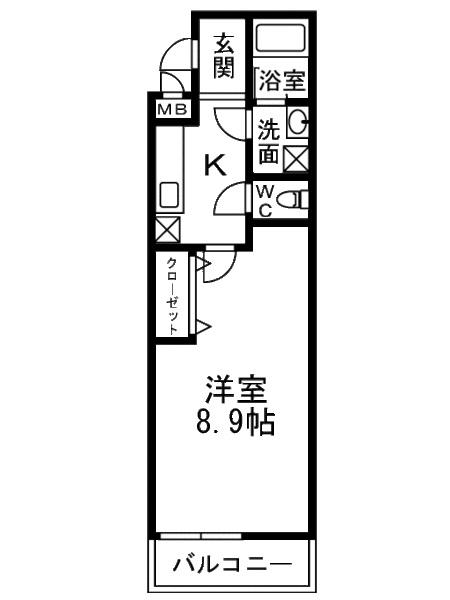 フジパレス楠町 間取り