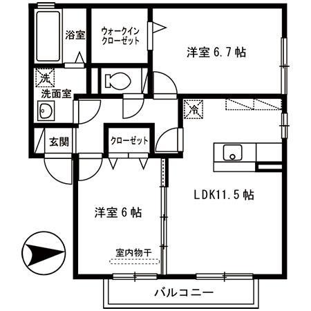 フローレンス  間取り