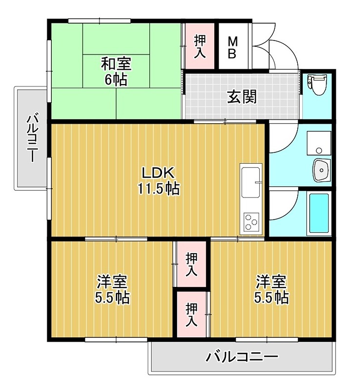 ステーションコタニ 間取り
