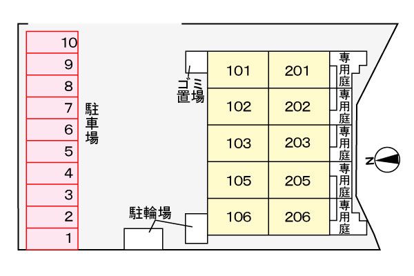 フィオーレ 駐車場