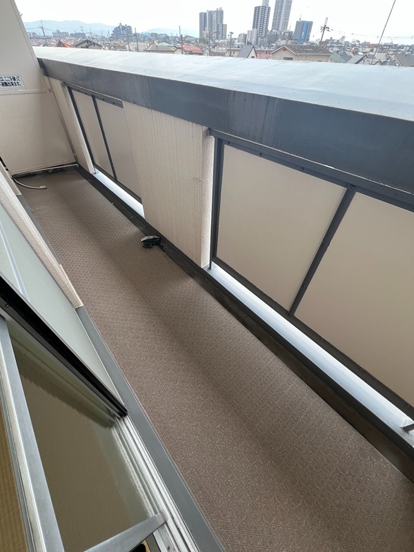 北野田大発マンション　 ベランダ