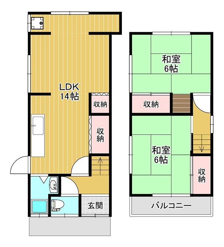 堺市美原区南余部戸建 間取り