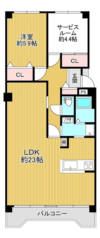 藤和さやまハイタウンＢ棟 間取り