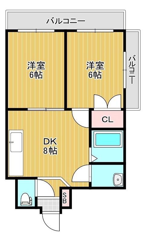コンフォルト福田 間取り