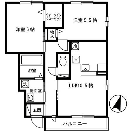 ヴィラ　ファミール 間取り