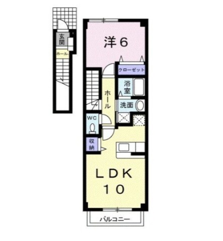 ウルー　アンジュI 間取り