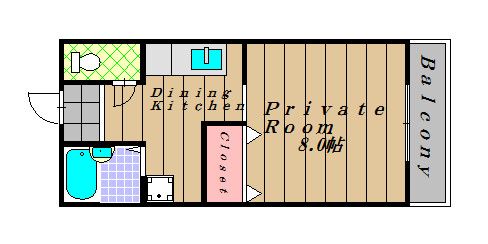 コーポ池之内 間取り