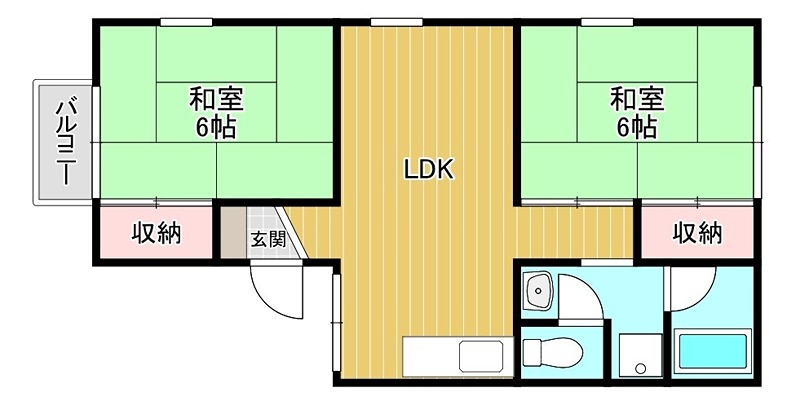 シャトードイワネJ号館 間取り