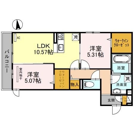 ラ・メゾン狭山 間取り