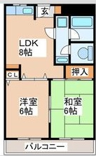 清信ハイツ 間取り