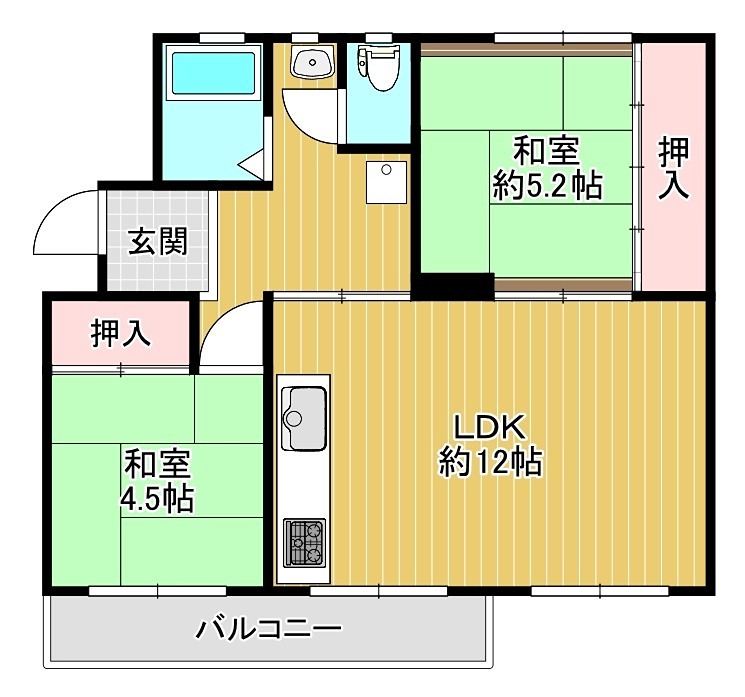 狭山住宅７号棟 間取り