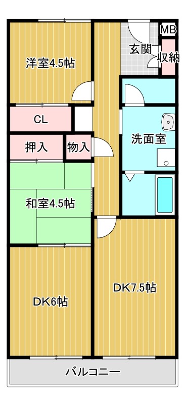 パックス楠 間取り