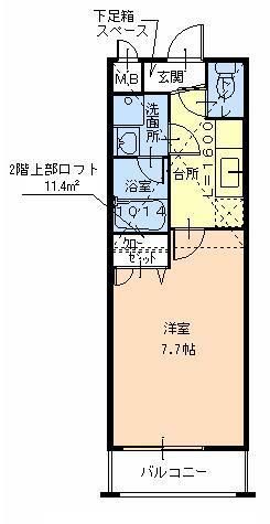 フジパレス初芝駅南Ⅰ番館 間取り