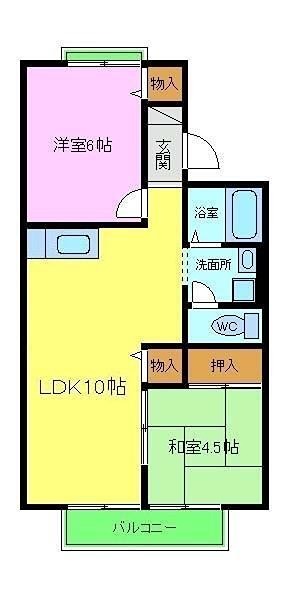 シャトードイワネＩ号館 間取り