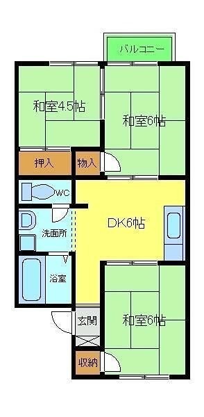 シャトードイワネH号館 間取り