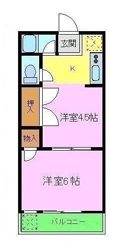 ニュー白樺ハイツ 間取り