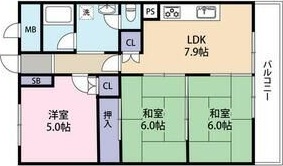 狭山ハウス一号棟 間取り