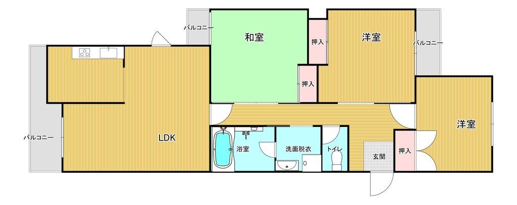 新檜尾台第４次住宅 間取り