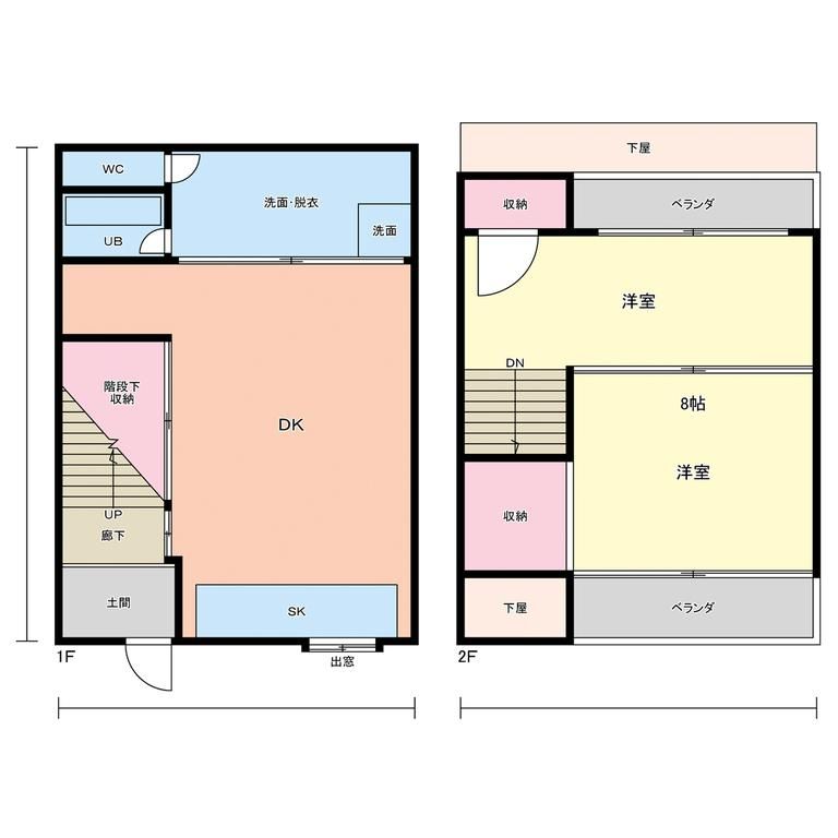 貸家 堺市東区菩提町４丁 間取り