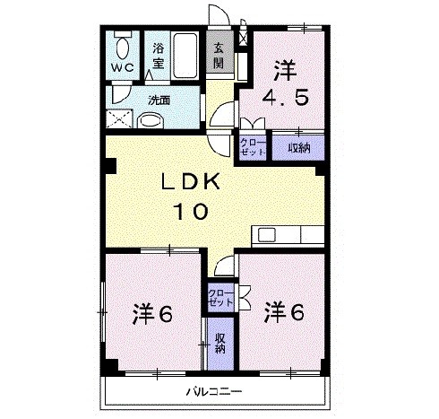 カサボニータ 間取り