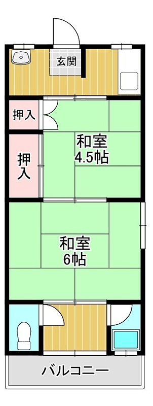 松井荘　 間取り