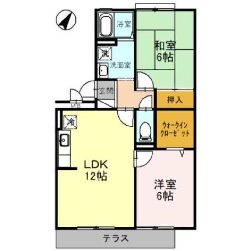 クレスト想 間取り