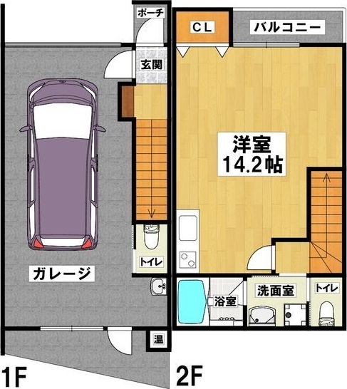 ローズドゥブーケ(ガレージハウス) 間取り