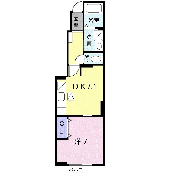 シーカンⅡ  間取り