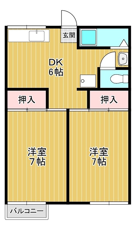 楠本ハイツ 間取り