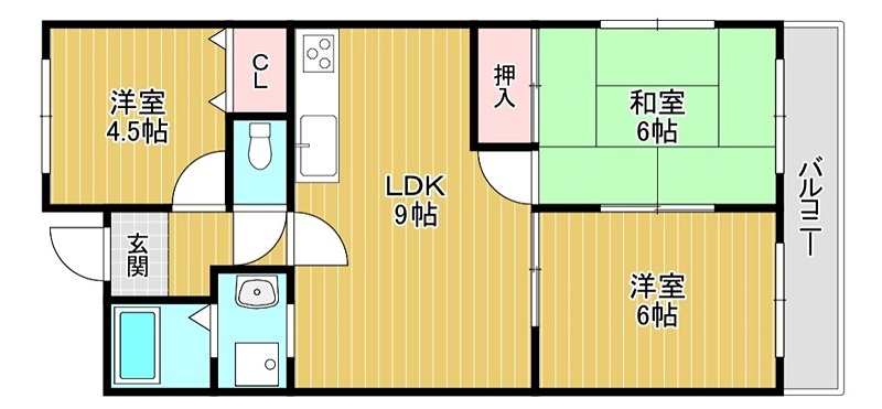 茱萸木壱番館 間取り