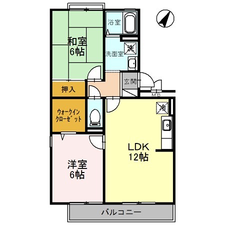 クレスト想 間取り