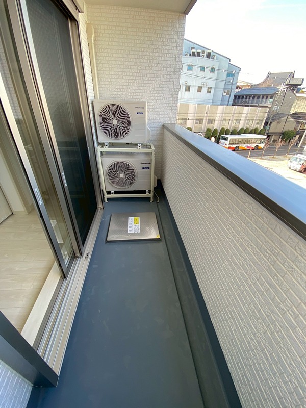クリエオーレ菊水町 ベランダ
