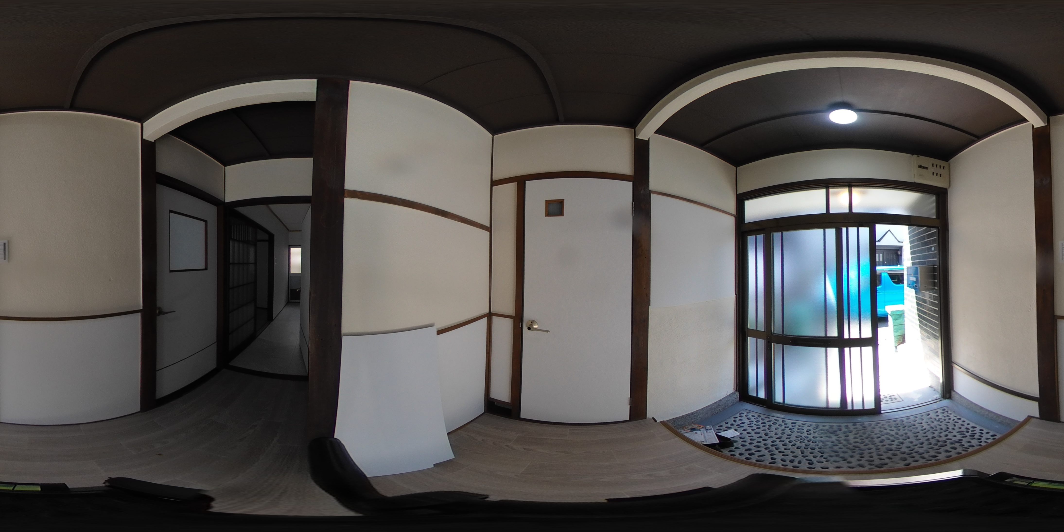 貸家 堺市美原区大饗 玄関
