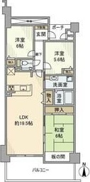 ガーデンシティ・コープ金剛東壱棟 間取り