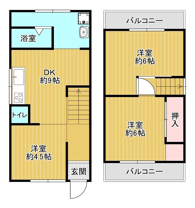 大野芝戸建て 間取り