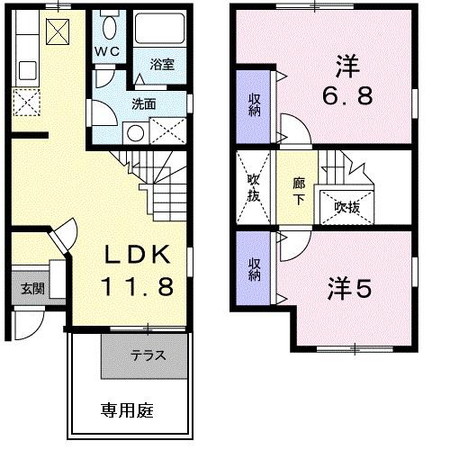 キャピタルリッチB  間取り