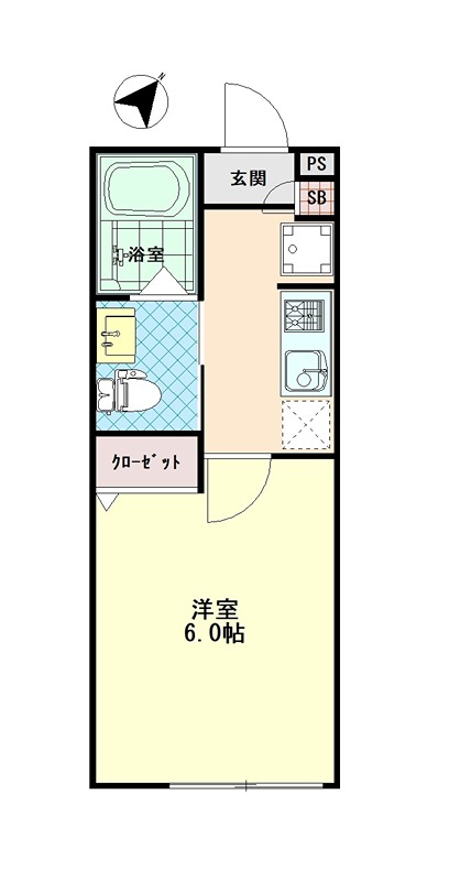 クエスト稲毛 間取り