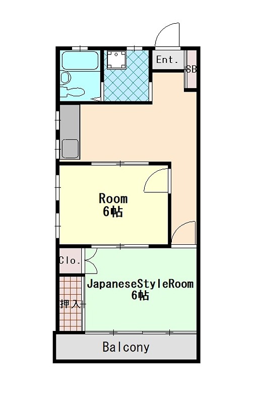 小川第一コーポ 間取り