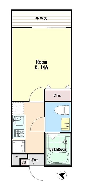 メゾングリーズ五香南 間取り