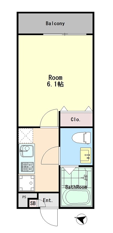 メゾングリーズ五香南 間取り