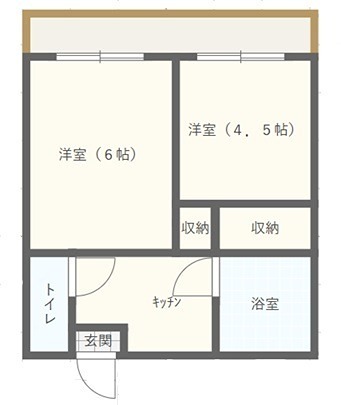 リーフテラス城南 間取り