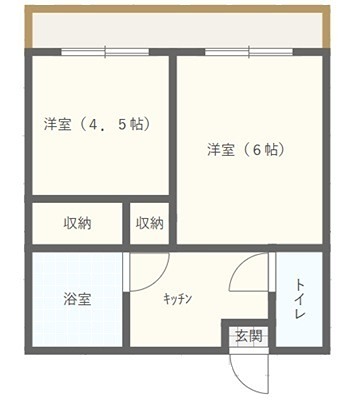 リーフテラス城南 間取り