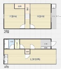 大阪府大阪市平野区平野市町２丁目 間取り